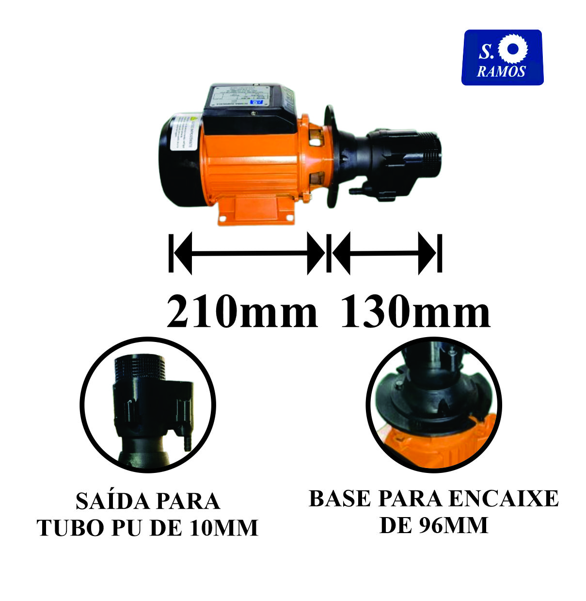 Bomba de Refrigeração Submersível SR130