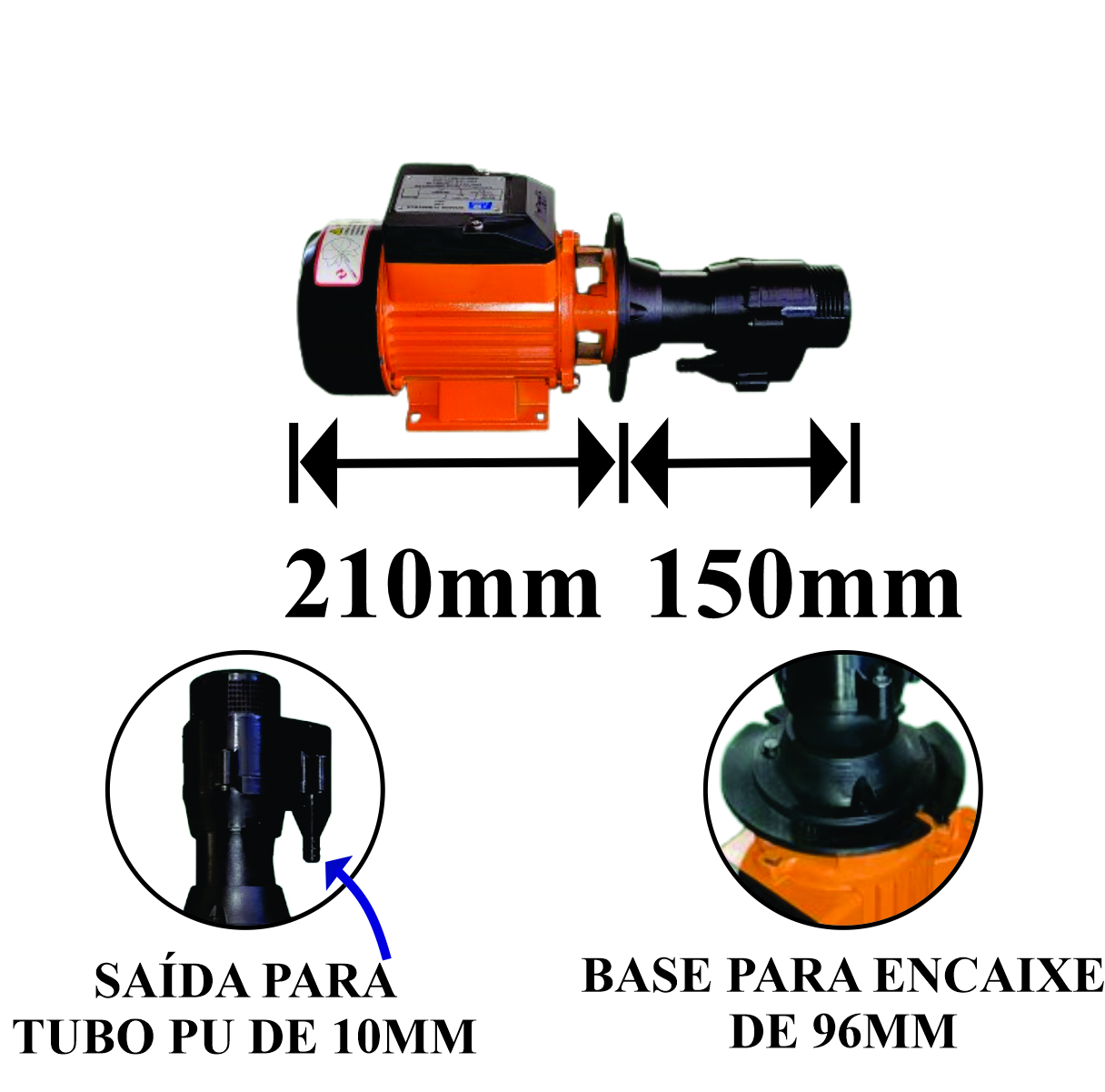 Bomba de Refrigeração Submersível SR150