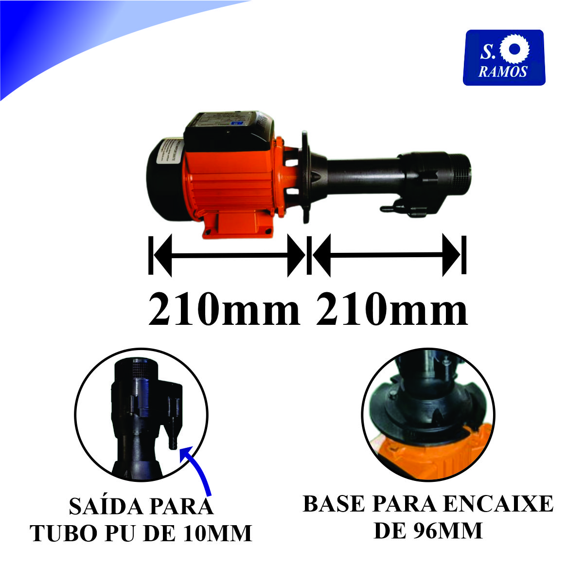 Bomba de Refrigeração Submersível SR210