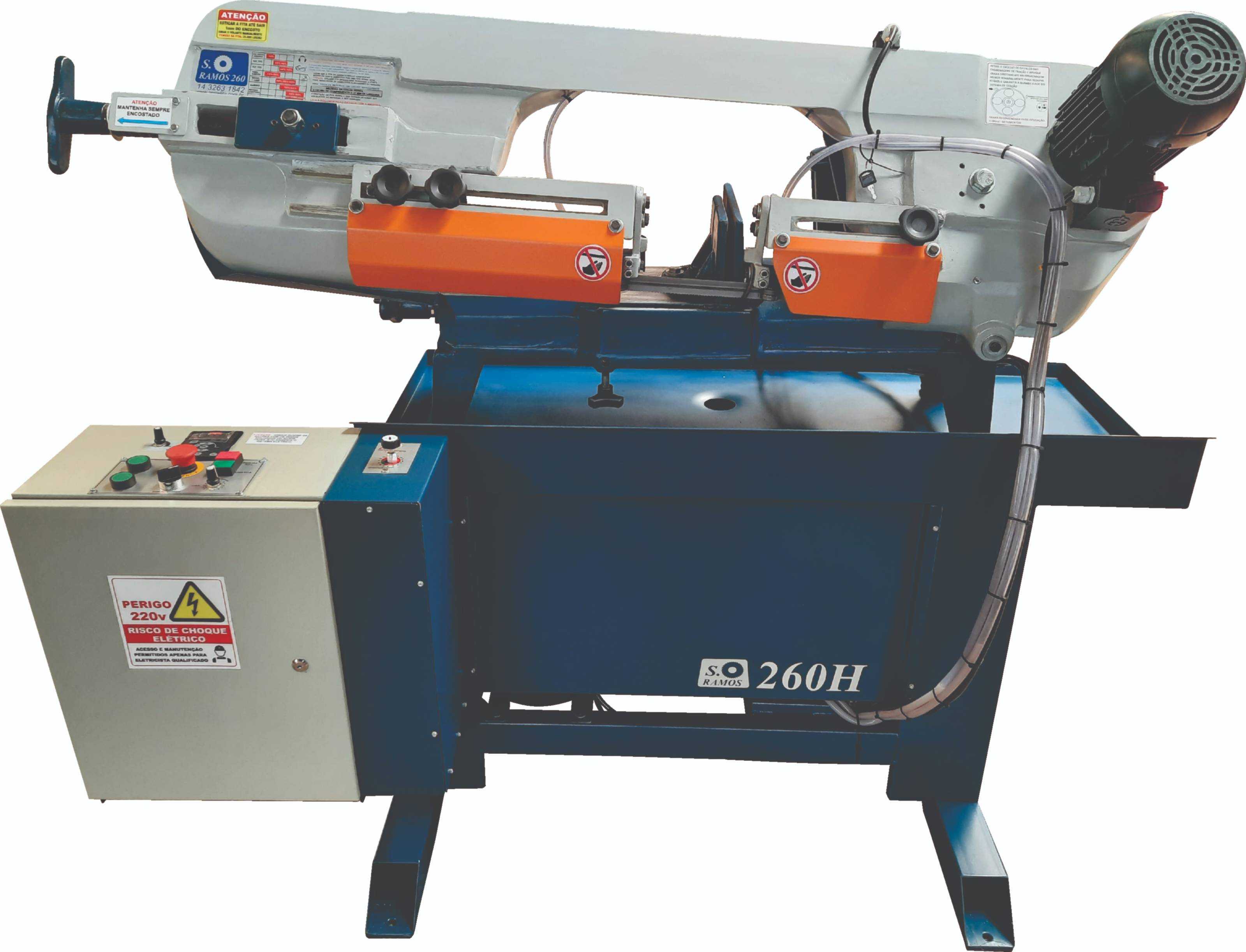 Máquina de Serra Fita horizontal Sramos 260H - subida automática