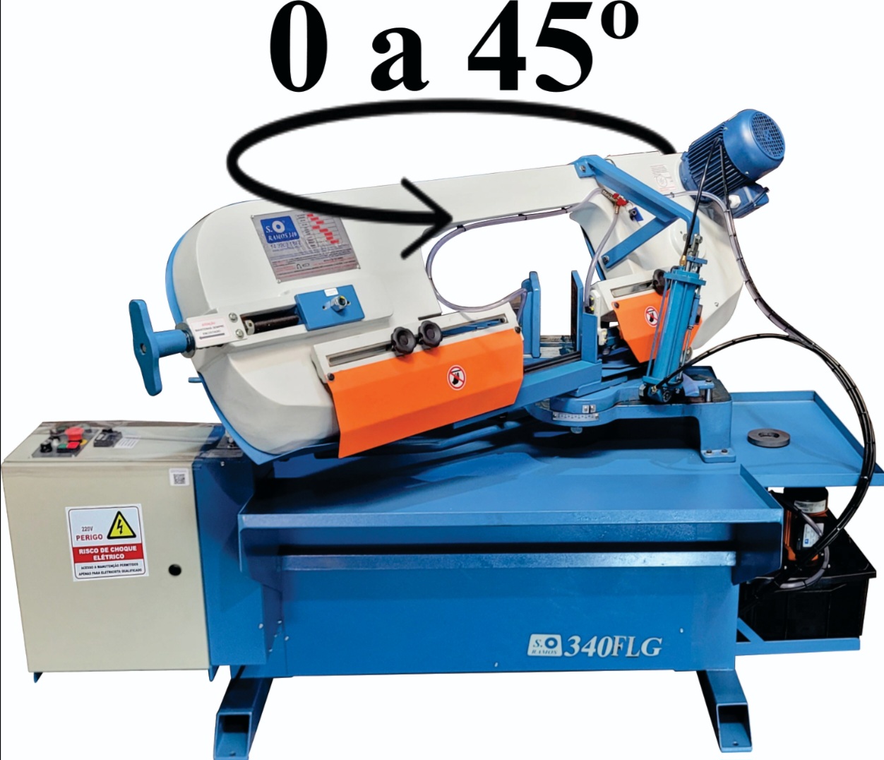 Máquina Serra Fita horizontal Sramos 340 Flg