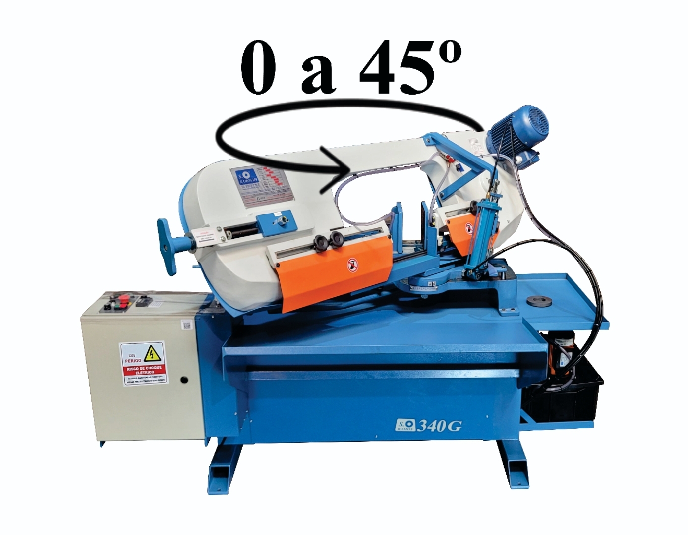 Máquina Serra Fita horizontal Sramos 340 G