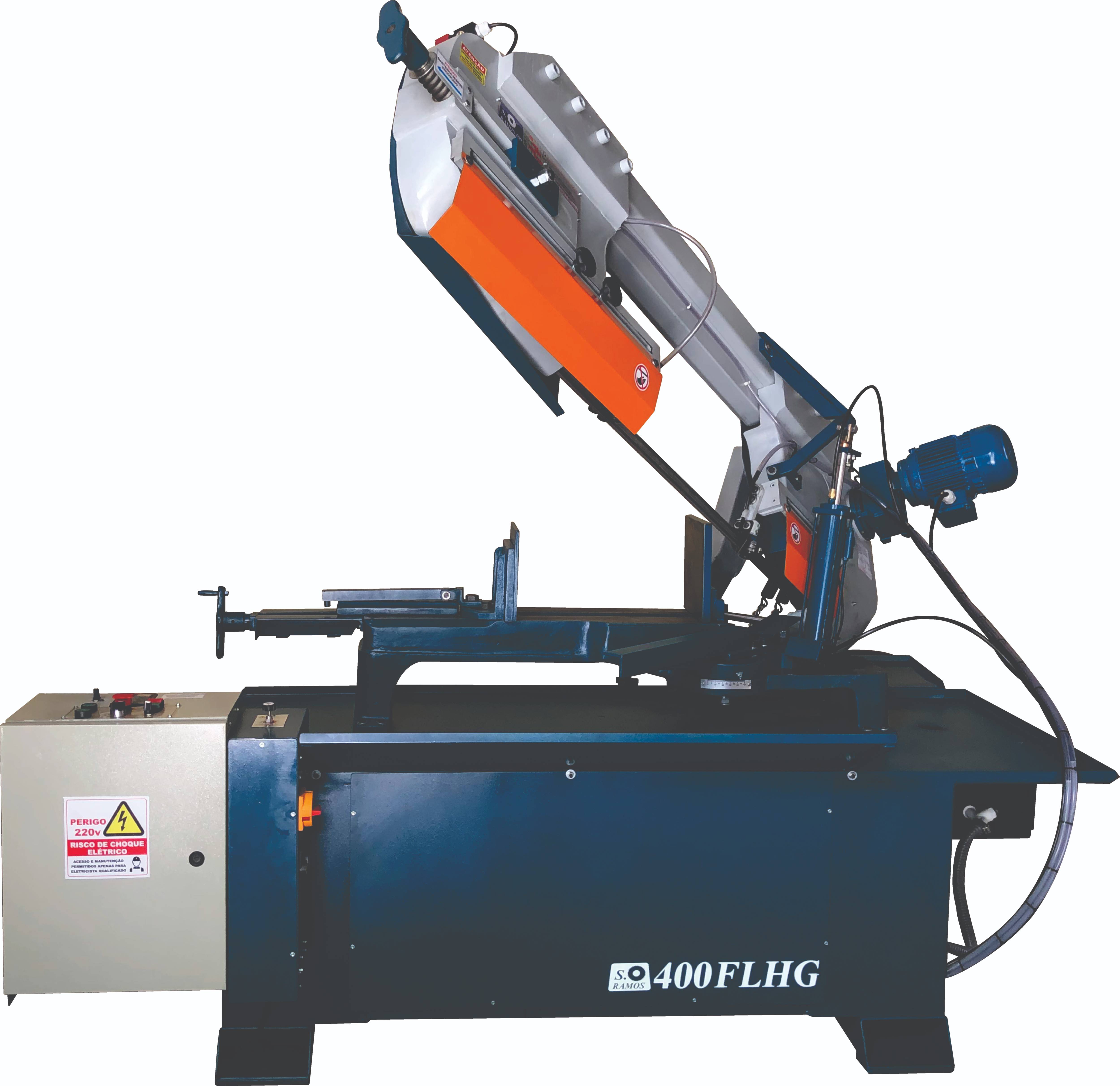 Máquina Serra Fita horizontal Sramos 400 Flhg