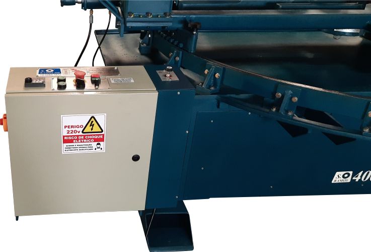 Máquina Serra Fita horizontal Sramos 400 Hg-D dupla coluna giratória