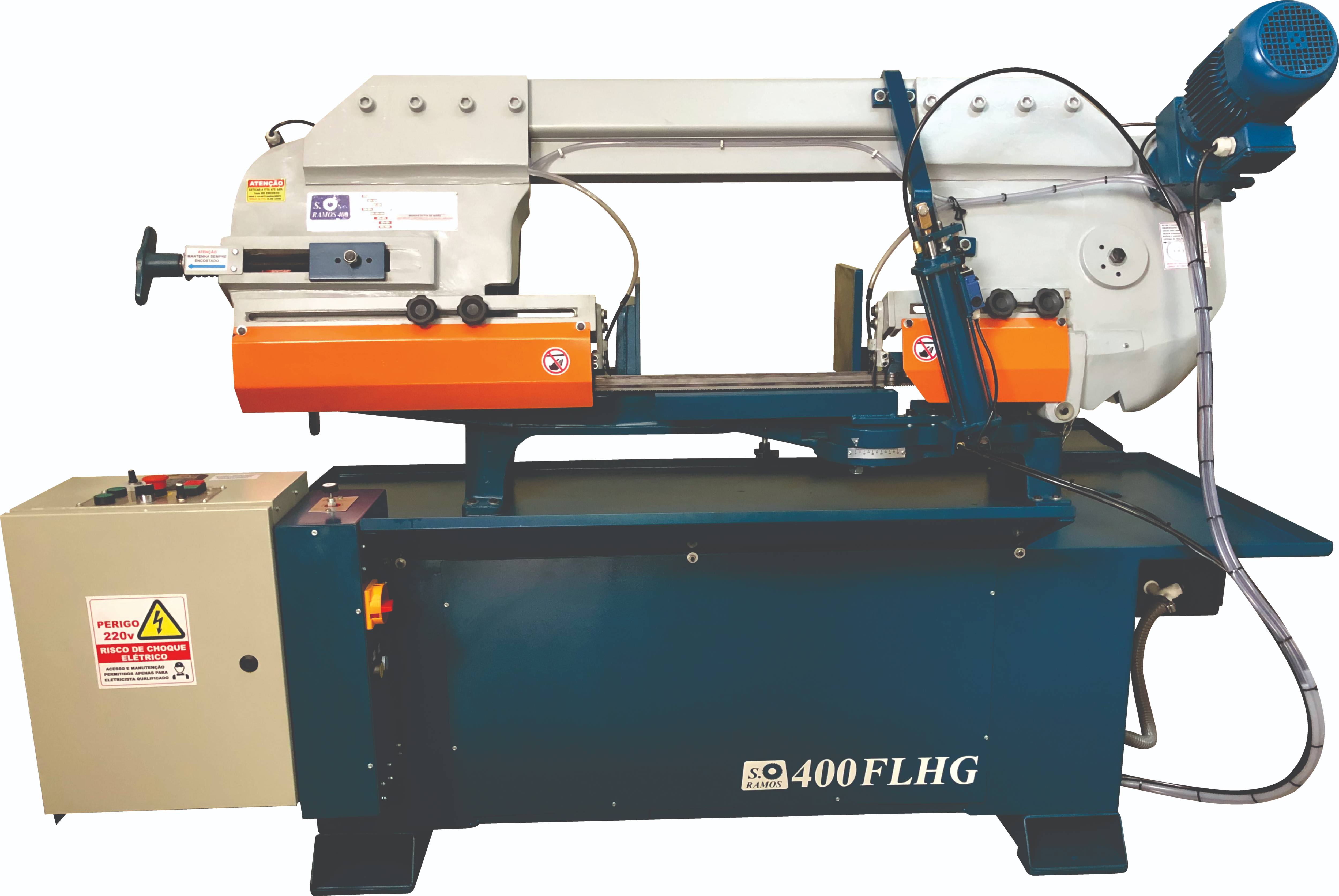 Máquina Serra Fita horizontal Sramos 400 Flhg